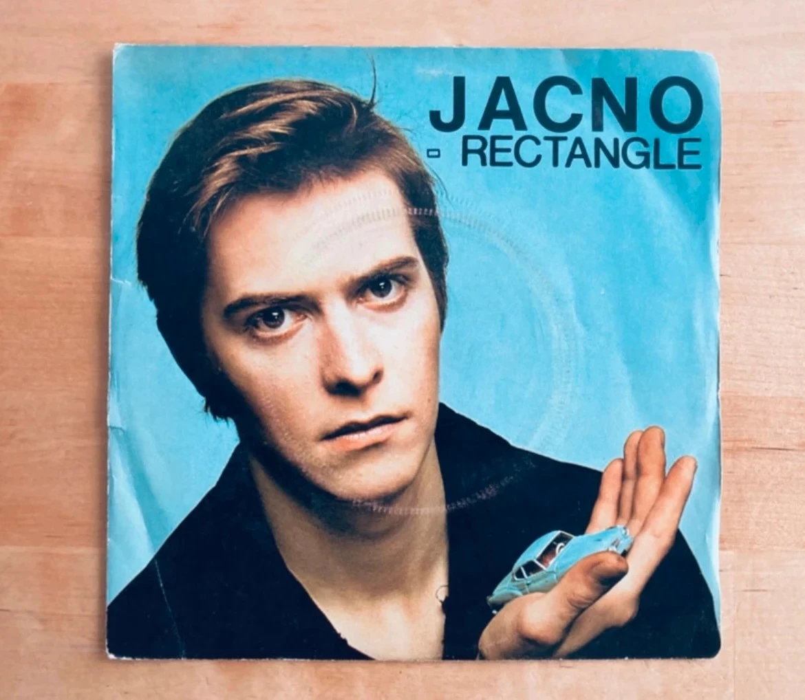 Disque vinyle 45T Jacno Rectangle.